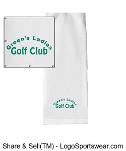 Green's Ladies Golf Towel Design Zoom