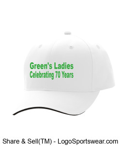 White golf hat Design Zoom